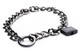 Stainless Steel Gunmetal Collar With Lock by XR Brands - view 4