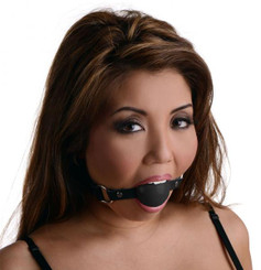 Black Silicone Ball Gag by XR Brands
