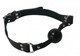 Black Silicone Ball Gag by XR Brands - view 3