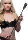 Short Leather Riding Crop With Rhinestone Handle Best Adult Toys