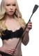 Short Leather Riding Crop With Rhinestone Handle by XR Brands