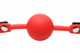 Silicone Comfort Ball Gag Red by XR Brands - view 2