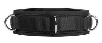Neoprene Bondage Collar With D-Rings by XR Brands