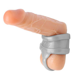 Ball Barrel Divided Scrotum Stretcher by XR Brands