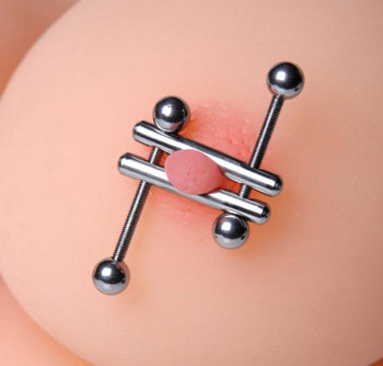 Twin Screws Nipple Press Best Sex Toy