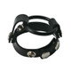 Rubber Cock Ring Harness by XR Brands - Product SKU CNVXR -AA789 -RUBBER