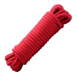 32 Foot Cotton Bondage Rope - Red Best Adult Toys