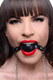 Breathable Ball Gag With Nipple Clamps by XR Brands