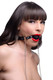 Breathable Ball Gag With Nipple Clamps by XR Brands - view 4