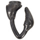The Earl Penis And Ball Ring With Anal Plug black by Curve Toys - view 2