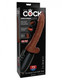 King Cock Plus 7.5in Thrusting Cock W/ Balls Brown Best Sex Toys
