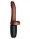 King Penis Plus 7.5in Thrusting Penis W/ Balls Brown by Pipedream Products - view 3