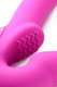 Evoke Super Charged Pink Vibrating Strapless Silicone Dildo by XR Brands - view 4
