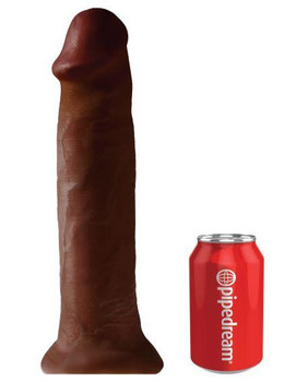 King Cock 14 inches Dildo - Brown Adult Sex Toys