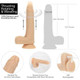 Naked Addiction 7.5 The Freak Vibrating Rotating & Thrusting Dong Vanilla inches by BMS Enterprises - Product SKU BMS88525