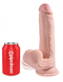 King Penis Triple Density Plus 9in Penis W/ Swinging Balls by Pipedream Products