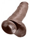King C*ck 12 Inch C*ck With Balls - Brown by Pipedream - Product SKU PD551129