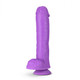 Neo Elite 11in Dual Density Cock W/ Balls Neon Purple by Blush Novelties - Product SKU BN26421