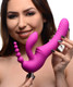 Strap U Regal Rider Vibrating Strapless Strap On Triple G Dildo Adult Sex Toy