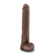 Au Naturel Daddy 14 inches Dildo Chocolate Brown by Blush Novelties - view 4