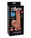 King Penis Plus 7 In Triple Density Penis W/ Swinging Balls Tan by Pipedream Products