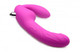 Royal Rider Vibrating Strapless Strap On Dildo Purple by XR Brands - Product SKU XRAF467