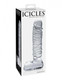 Icicles No. 63 Textured Glass Dildo With Balls 8.5 inches - Clear by Pipedream - Product SKU PD2963 -00
