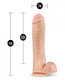 Blush Novelties Silicone Willys 11.5 inches Dildo Suction Cup Beige - Product SKU BN15523
