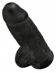 King Penis Chubby 9 inches Black Dildo by Pipedream Products