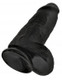 King Penis Chubby 9 inches Black Dildo by Pipedream Products - view 2