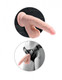 King Penis Triple Density Plus 6in Penis W/ Swinging Balls by Pipedream Products - view 3