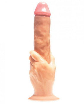 Falcon The Grip Cock In Hand Dildo Beige Adult Sex Toy