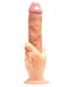 Falcon The Grip Cock In Hand Dildo Beige Adult Sex Toy