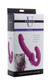 Strap U Vibrating Strapless Silicone Strap-On Dildo Pink by XR Brands - view 4