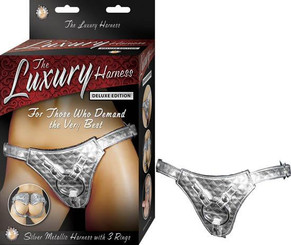 The Luxury Harness Deluxe Edition Silver O/S Adult Sex Toy