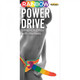 Rainbow Power Drive 7 inches Strap On Dildo With Harness Silicone by Hott Products - Product SKU HO3248