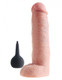 King Cock 10 inches Squirting Dildo Beige Adult Toy