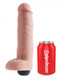 King Cock 10 inches Squirting Dildo Beige by Pipedream - Product SKU PD560421