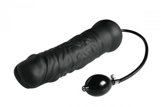 Leviathan Giant Inflatable Dildo Black by XR Brands