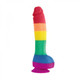 Colours Pride 8 inch Rainbow Dildo by NS Novelties - view 3