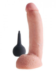 The King Cock 9 inches Squirting Dildo Beige Sex Toy For Sale