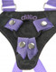 Pipedream Dillio 7 inches Strap On Suspender Harness Set Purple - Product SKU PD531612
