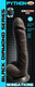 Skinsations Python 9.5 inches Black Dildo by Hott Products