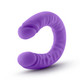 Ruse 18 inches Silicone Slim Double Dong Purple by Blush Novelties - view 2