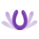 Ruse 18 inches Silicone Slim Double Dong Purple by Blush Novelties - view 3