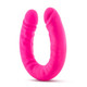Ruse 18 inches Silicone Slim Double Dong Hot Pink by Blush Novelties
