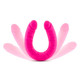 Ruse 18 inches Silicone Slim Double Dong Hot Pink by Blush Novelties - Product SKU BN32290