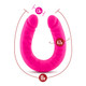 Blush Novelties Ruse 18 inches Silicone Slim Double Dong Hot Pink - Product SKU BN32290