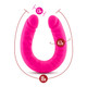 Ruse 18 inches Silicone Slim Double Dong Hot Pink by Blush Novelties - view 3
