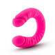 Ruse 18 inches Silicone Slim Double Dong Hot Pink by Blush Novelties - view 4